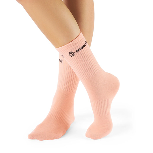 skarpetki damskie Skarpetki do jogi/pilates/fitness IDEAL GRIP - peach sorbet