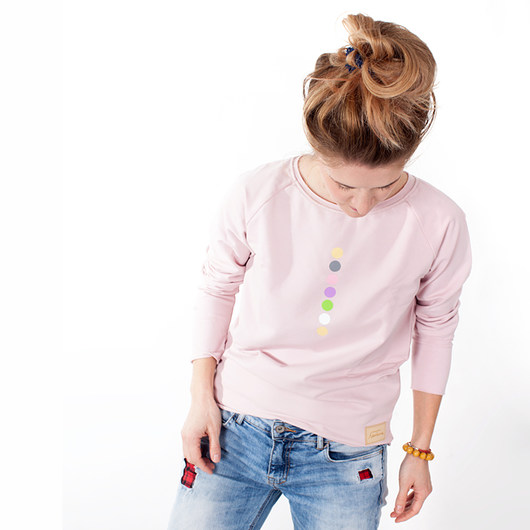 Bluza Puder i Pastele ROWNABABKA