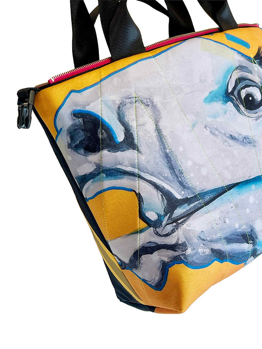 torby na ramię Art MIMA bag SHORT & Marcina Painty print