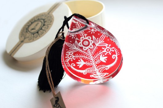 przycisk do papieru DZIKIE WINO Borowska Glass Design