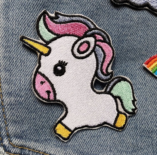 naszywki na ubrania Naszywka Zbuntowany Jednorożec