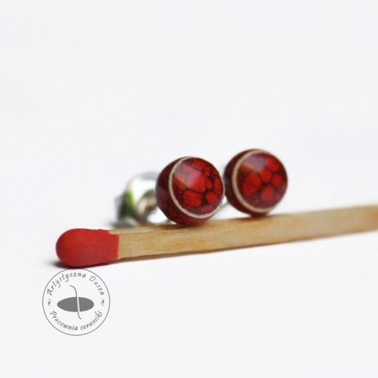 Mini maczki ceramiczne kropeczki Artystyczna Dusza