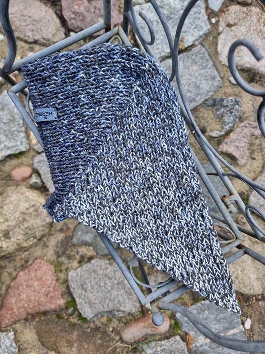 czapki damskie Farbowana naturalnie chustka bandana balaclava Merino