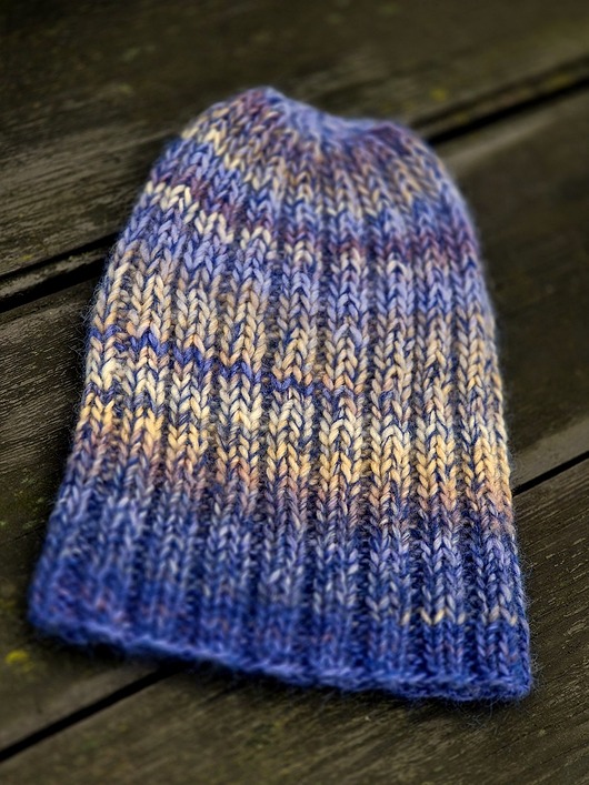 czapki damskie Zimowe niebo 2 / czapka z jedwabiem