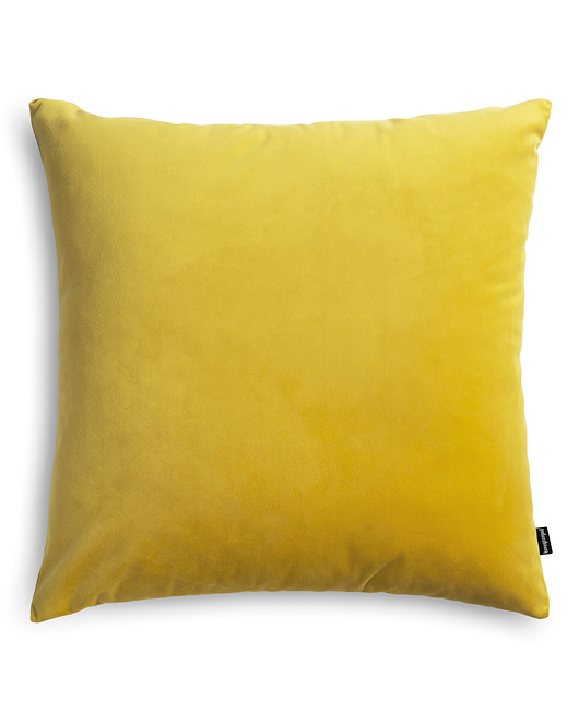 Velvet żółta poduszka dekoracyjna 45x45 Poduszkowcy