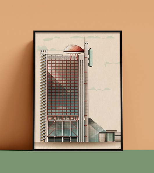 grafiki i ilustracje Barcelona, Tore Hosperia, Richard Rogers