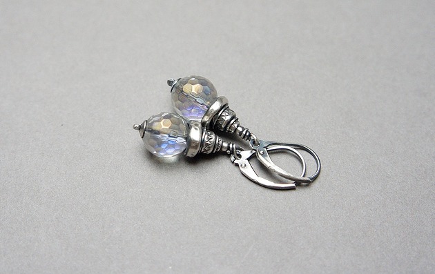 kolczyki z kamieniami Kolczyki Bańki mydlane vol. 5 -