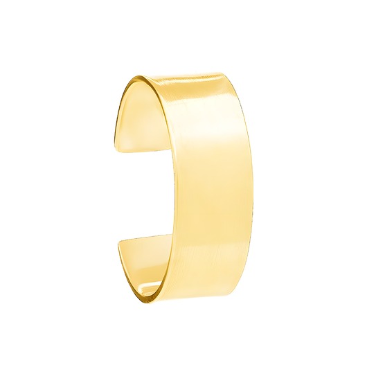 kolczyki pozłacane Pozłacana nausznica srebrna MOON LUSTRE SMALL