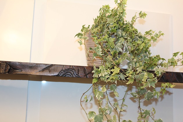 półki Półka ścienna z żywą krawędzią grubość 38 mm drewno z odzysku