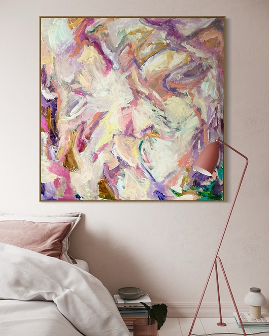 obrazy Obraz abstrakcyjny 110x110 cm