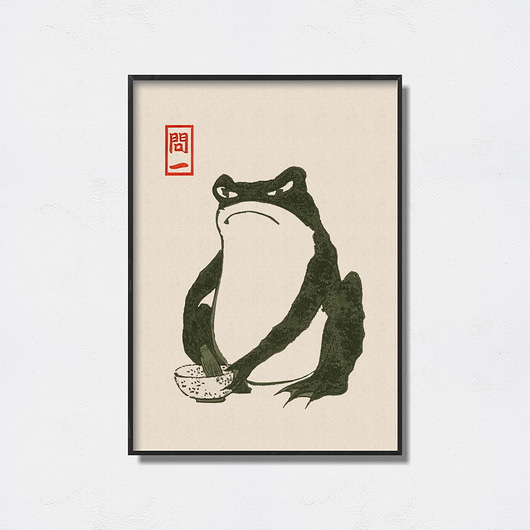 plakaty Matsumoto Hoji - "Frog" plakat