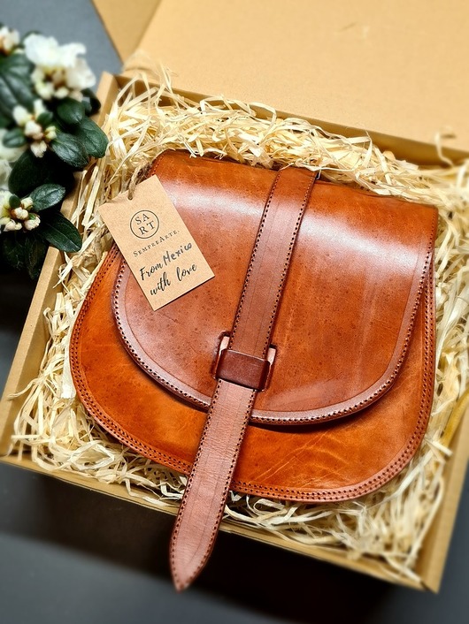 torby na ramię Torebka skórzana ręcznie robiona góralska Rosa na ramię skóra