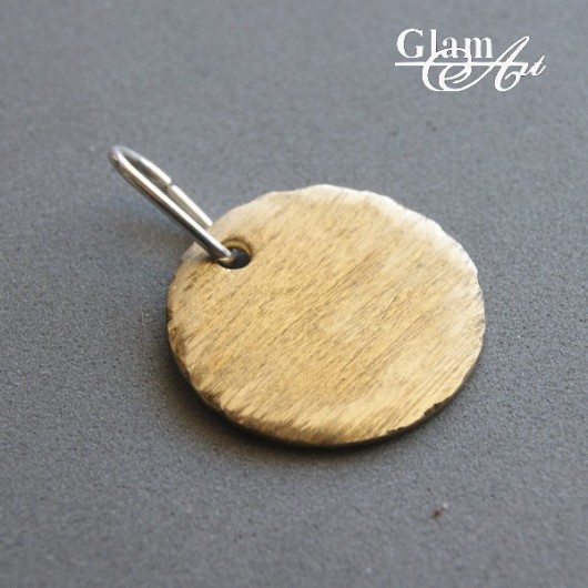charms - mosiężne kóleczko (diamentowe) I Glam Art