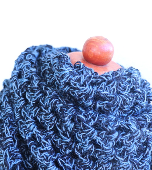 apaszki Chusta apaszka dwukolorowa na szydełku Danusia