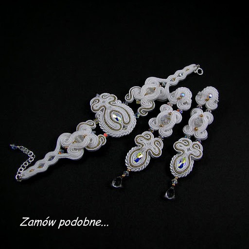 Sensuell soutache - komplet ślubny PiLLow Design