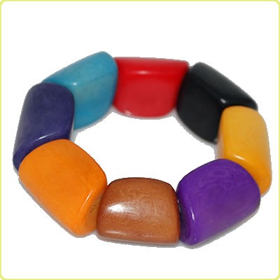 b149 - Bransoletka z orzechów tagua Galeria Macondo