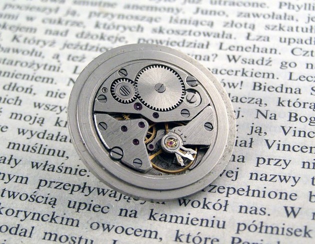 Mechaniczna broszka 113 Zegarynki