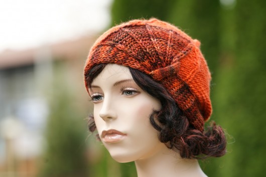 Czapka Art Deco Merino  HERBE DESIGN