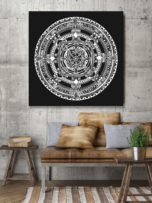 Mandala 50x50cm Malgorzata Domanska