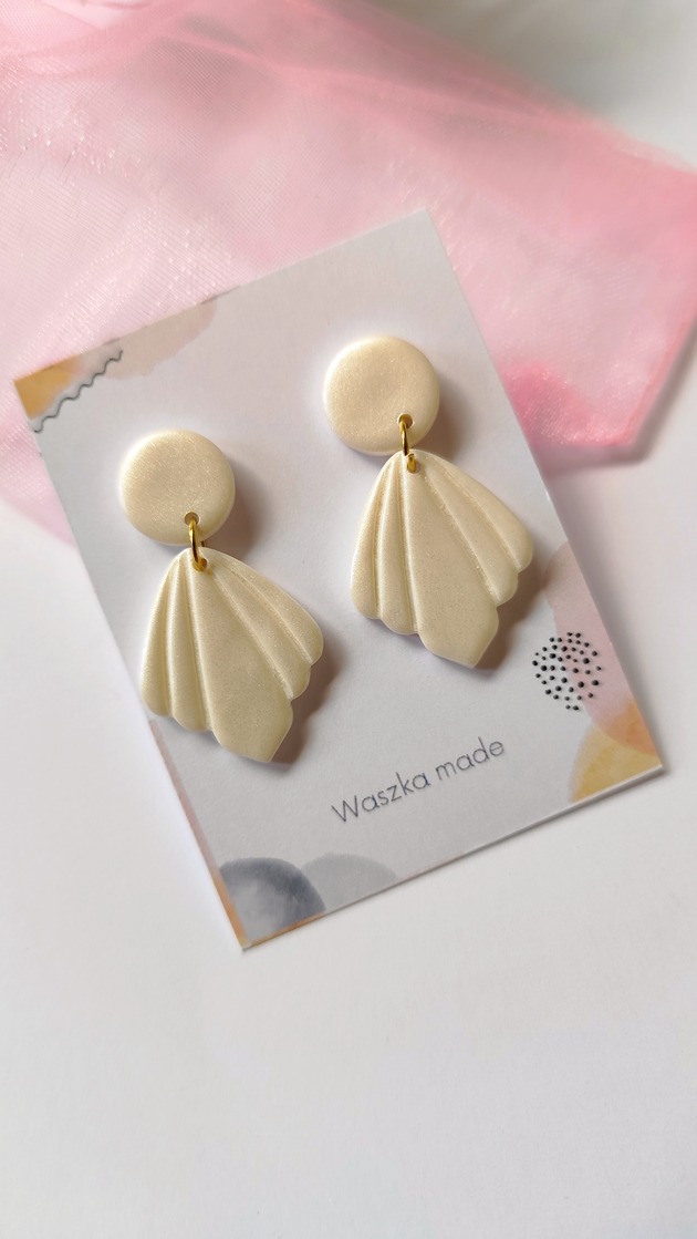 kolczyki z masy plastycznej Kolczyki Elegant