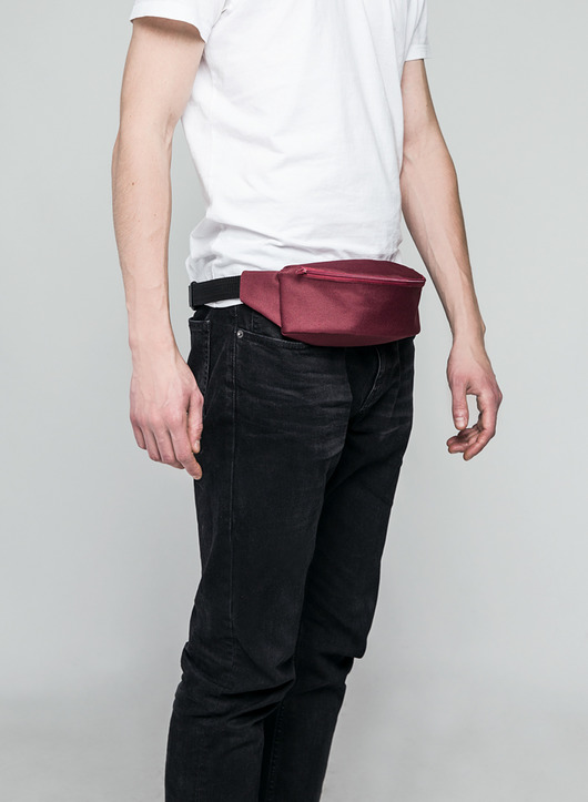 torby i nerki męskie Szara nieprzemakalna nerka Lootbag