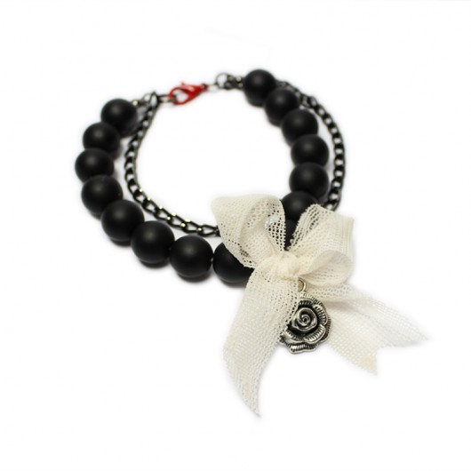 Bransoletka Rose Black 2 Olga POKRYWKA