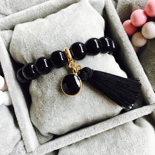 Bransoletka BLACK CRYSTAL labonita