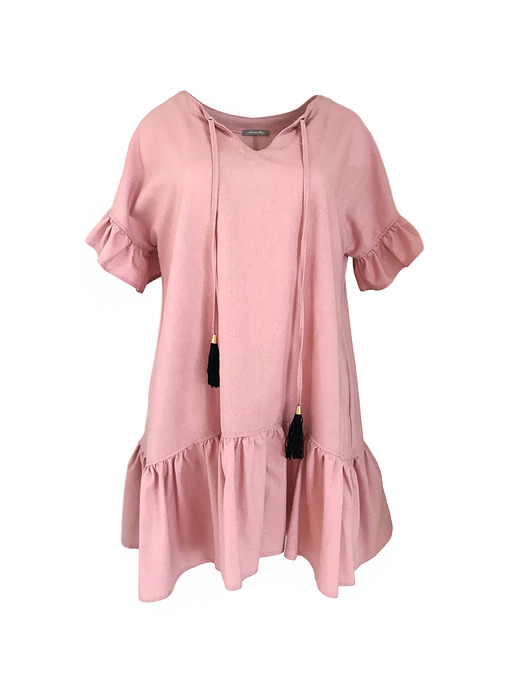 sukienki mini damskie Sukienka Bella Powder Pink