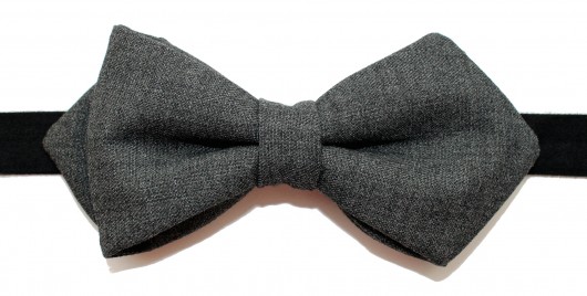 Mucha bowstyle szara - diamond end bowstyle