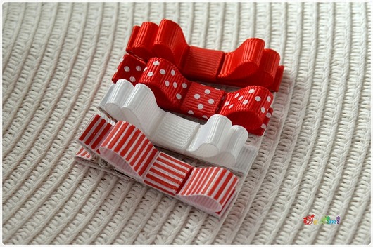Śliczny komplet spinek do włosów CASUAL Casual Natural Clothes