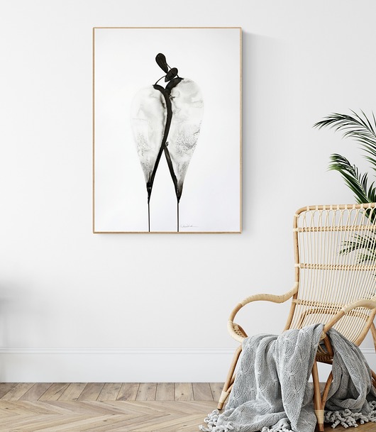 obraz malowany 50 x 70 cm, abstrakcja Krystyna Siwek Art