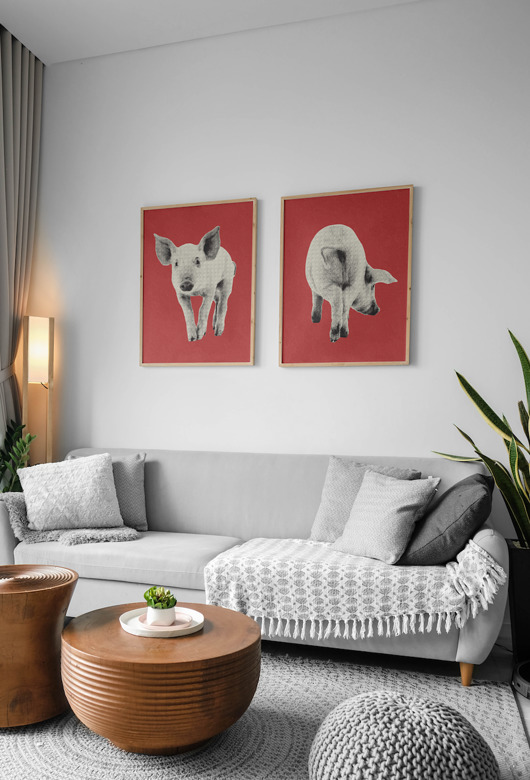 plakaty Plakat KISS MY... PIG (DUO)