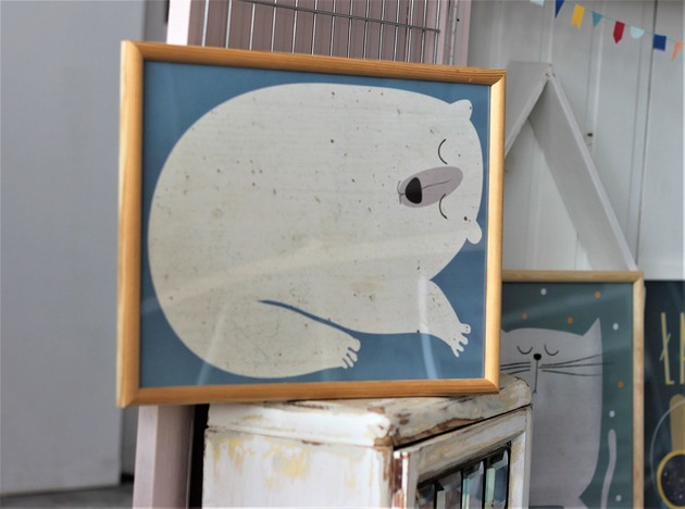 obrazy i plakaty do pokoju dziecięcego Plakat misio  30x40