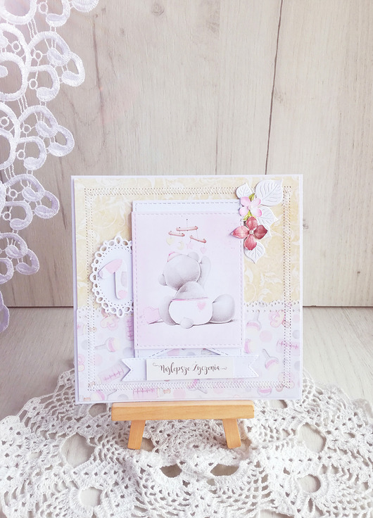 Kartka na Roczek Daddy's Princess GOTOWA Lulaczkowo
