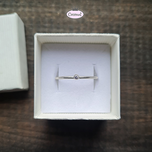 pierścionki srebrne Rezerwacja - pierścionek z topazem