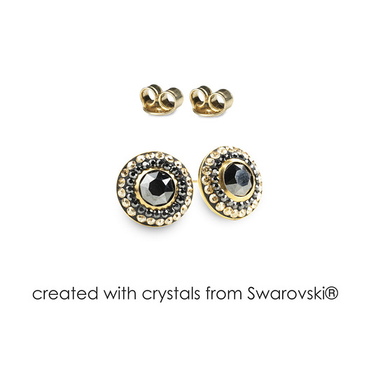 Srebrne kolczyki z kryształami marki Swarovski Alessandra unique