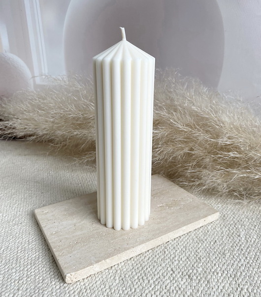 świeczniki i świece Podziel się: Zapisz Świeca ekologiczna sojowa dekoracyjna "Elegance" 150x50mm