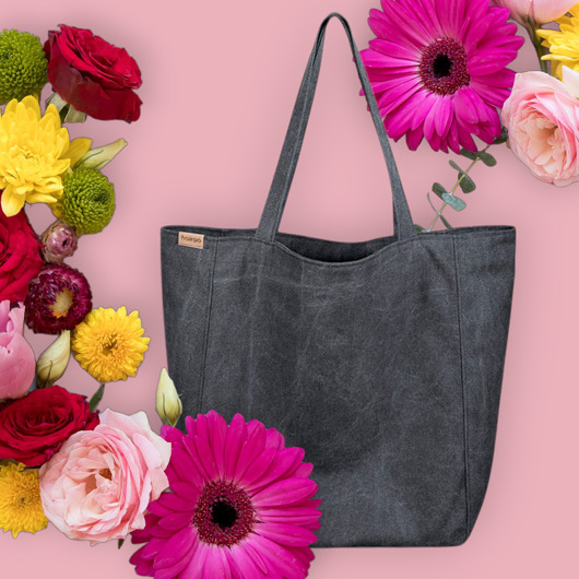 torby na ramię Lazy bag torba czarna na zamek / vegan / eco