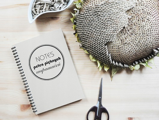 notatniki i albumy Notes pełen pieknych wspomnień, notatnik