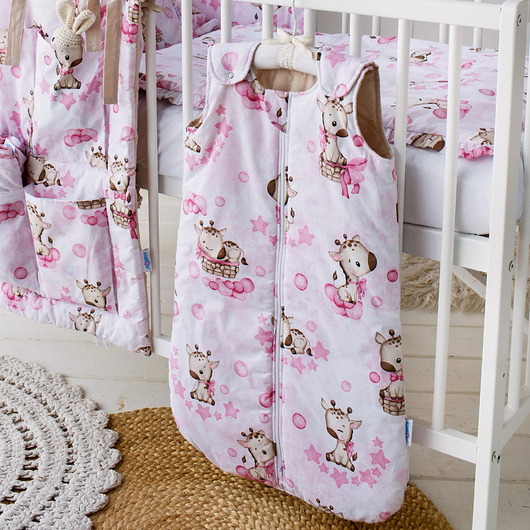 śpiwory i rożki niemowlęce Śpiworek Ocieplany 2.5 TOG Podwójny Zamek Bawełna LOVE od BabyU