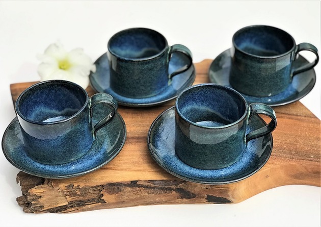 Filiżanka ceramiczna Zestaw dla dwojga Ceramika Tyka