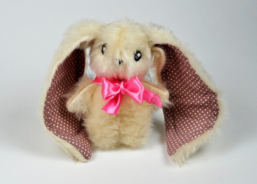Zajączek ecru - miniaturka 11 cm leluko