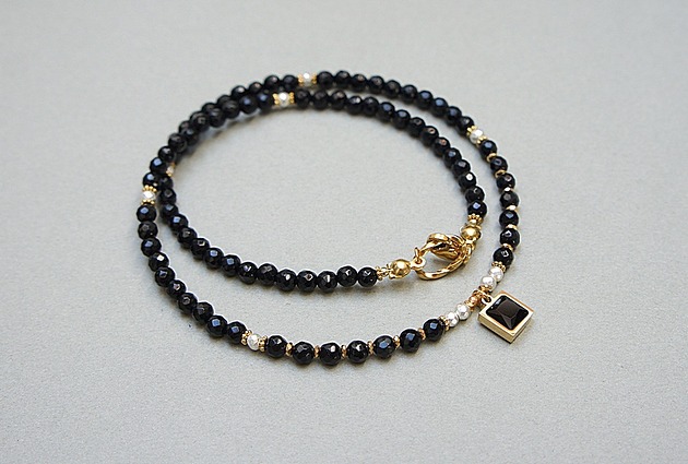chokery Onyks vol. 10  /choker/ - Szlachetna kolekcja