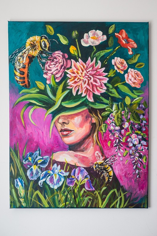 obrazy Bee Queen 60x80 zamówienie
