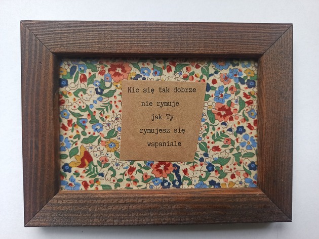 obrazy Słowa i kwiaty "Nic"