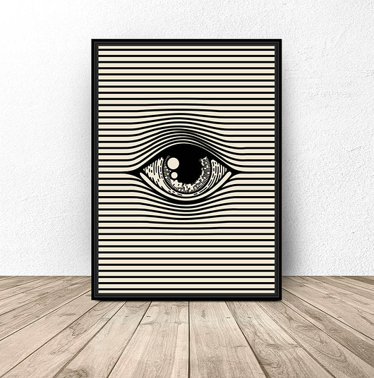 plakaty Plakat dekoracyjny "Oko"