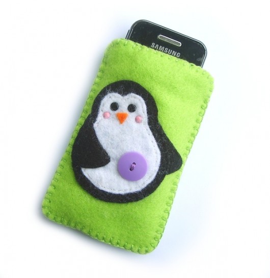 Etui na telefon Pingwinek Tulis
