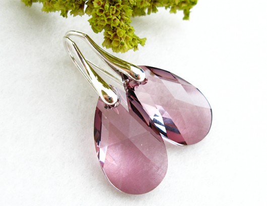 LUXURY- kryształ Swarovski Migdał Antique Pink Little Dreamer