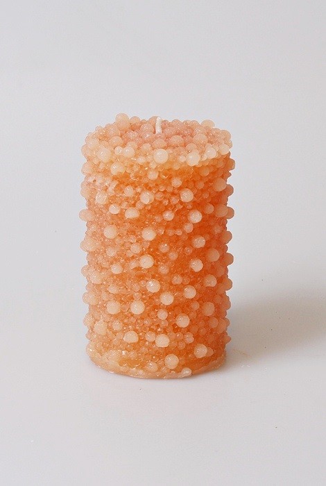 Świeca w bąbelki Nikka handmade
