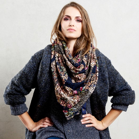 Szal Etola Otulacz Pareo Kamizelka Flower Power CADOaccessories